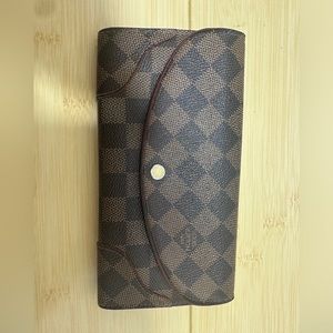 Louis vuitton damier ebene cerise bifold long wallet